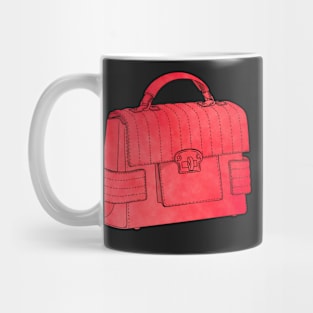 watercolor purse Mug